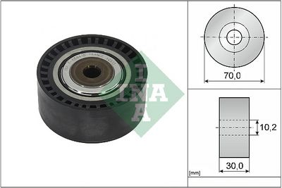 Deflection/Guide Pulley, V-ribbed belt Schaeffler INA 532 1146 10
