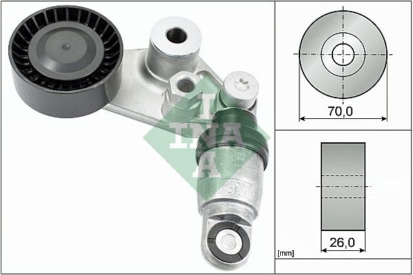 Schaeffler INA 534 0297 10 Belt Tensioner, V-ribbed belt