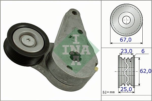 Schaeffler INA 534 0373 10 Belt Tensioner, V-ribbed belt