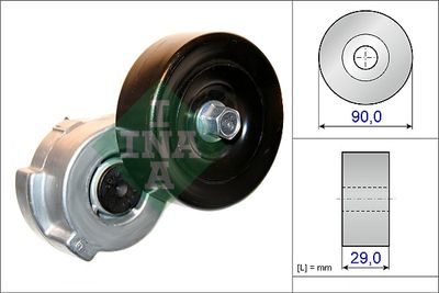 Belt Tensioner, V-ribbed belt Schaeffler INA 534 0421 10