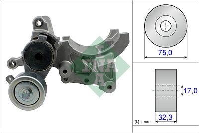 Belt Tensioner, V-ribbed belt Schaeffler INA 534 0452 10