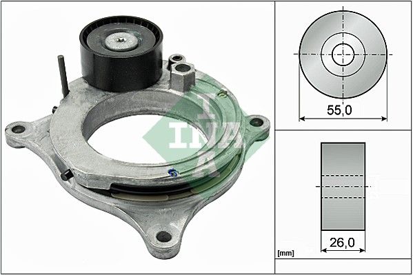 Schaeffler INA 534 0598 10 Belt Tensioner, V-ribbed belt
