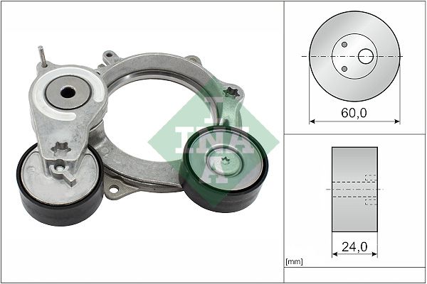 Schaeffler INA 534 0718 10 Belt Tensioner, V-ribbed belt