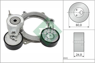 Belt Tensioner, V-ribbed belt Schaeffler INA 534 0718 10