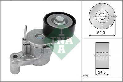 Belt Tensioner, V-ribbed belt Schaeffler INA 534 0726 10