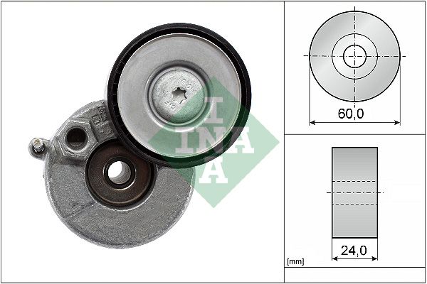 Schaeffler INA 534 0728 10 Belt Tensioner, V-ribbed belt