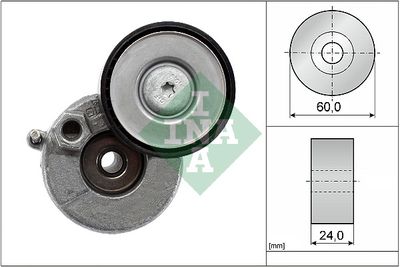 Belt Tensioner, V-ribbed belt Schaeffler INA 534 0728 10