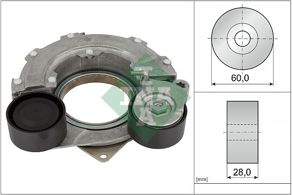 Schaeffler INA 534 0736 10 Belt Tensioner, V-ribbed belt