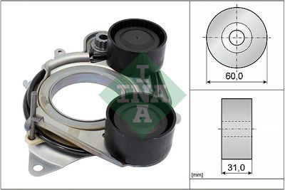 Belt Tensioner, V-ribbed belt Schaeffler INA 534 0793 10