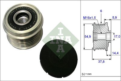 Alternator Freewheel Clutch Schaeffler INA 535 0217 10