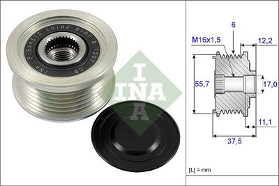 Alternator Freewheel Clutch Schaeffler INA 535 0226 10