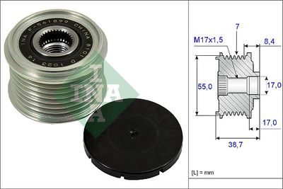 Alternator Freewheel Clutch Schaeffler INA 535 0239 10