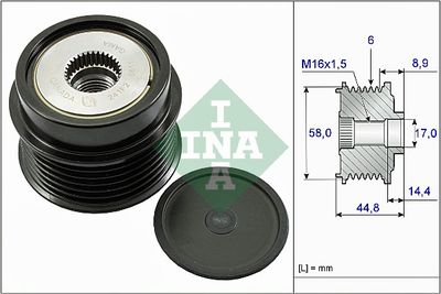 Alternator Freewheel Clutch Schaeffler INA 535 0271 10
