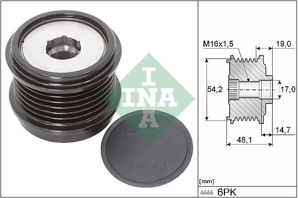 Schaeffler INA 535 0310 10 Alternator Freewheel Clutch