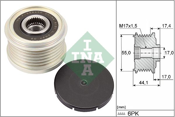 Schaeffler INA 535 0312 10 Alternator Freewheel Clutch
