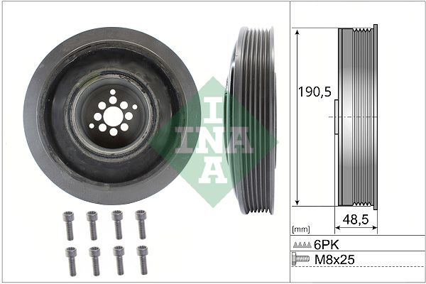 Schaeffler INA 544 0102 20 Belt Pulley Set, crankshaft