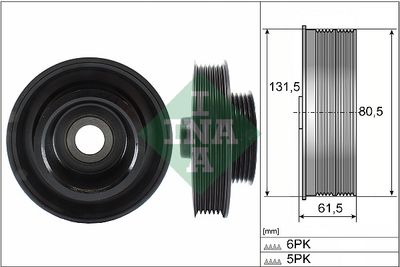 Belt Pulley, crankshaft Schaeffler INA 544 0141 10