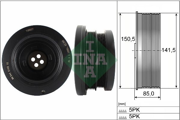 Schaeffler INA 544 0148 10 Belt Pulley, crankshaft