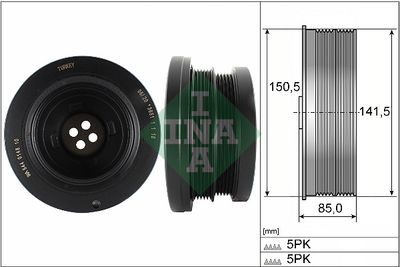 Belt Pulley, crankshaft Schaeffler INA 544 0148 10
