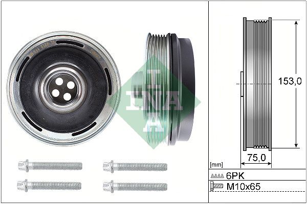 Schaeffler INA 544 0169 20 Belt Pulley Set, crankshaft