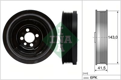 Belt Pulley, crankshaft Schaeffler INA 544 0182 10