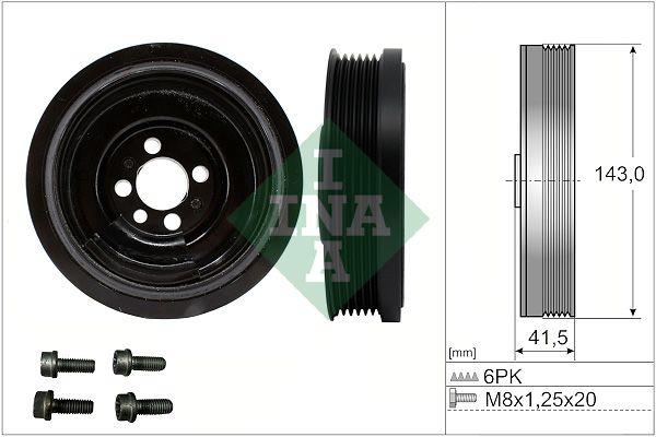 Schaeffler INA 544 0182 20 Belt Pulley Set, crankshaft