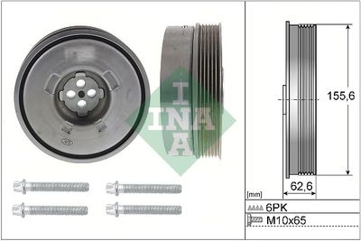 Belt Pulley Set, crankshaft Schaeffler INA 544 0501 20