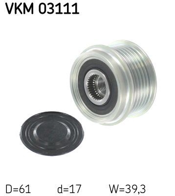 SKF VKM 03111 Alternator Freewheel Clutch