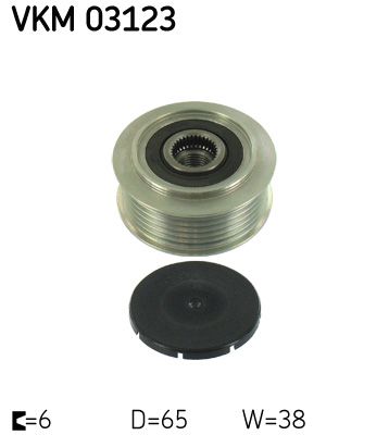 Alternator Freewheel Clutch SKF VKM 03123