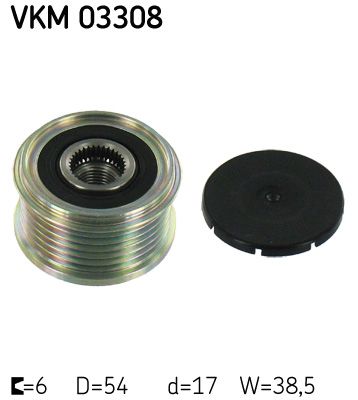 SKF VKM 03308 Alternator Freewheel Clutch
