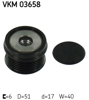 SKF VKM 03658 Alternator Freewheel Clutch