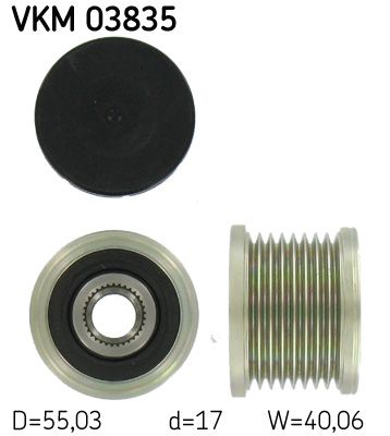 SKF VKM 03835 Alternator Freewheel Clutch