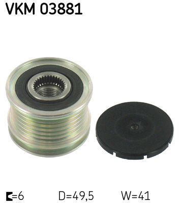 SKF VKM 03881 Alternator Freewheel Clutch