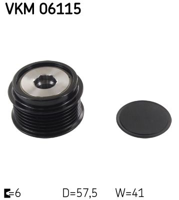 Alternator Freewheel Clutch SKF VKM 06115