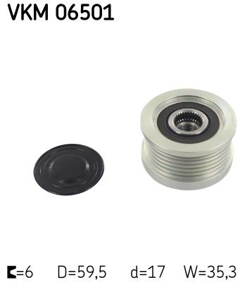 SKF VKM 06501 Alternator Freewheel Clutch