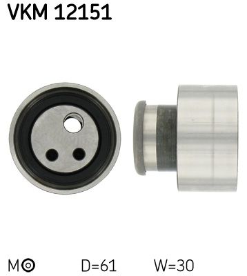 Tensioner Pulley, timing belt SKF VKM 12151