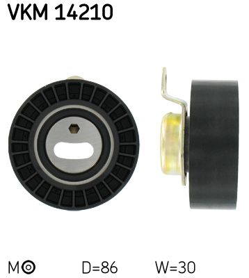 Tensioner Pulley, timing belt SKF VKM 14210