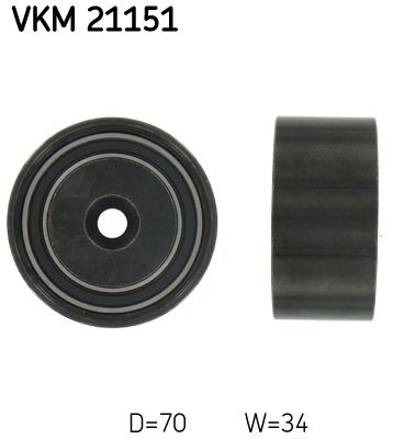 SKF VKM 21151 Deflection Pulley/Guide Pulley, timing belt