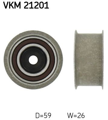 SKF VKM 21201 Deflection Pulley/Guide Pulley, timing belt