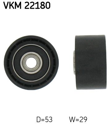 SKF VKM 22180 Deflection Pulley/Guide Pulley, timing belt
