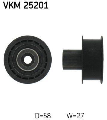 Deflection Pulley/Guide Pulley, timing belt SKF VKM 25201