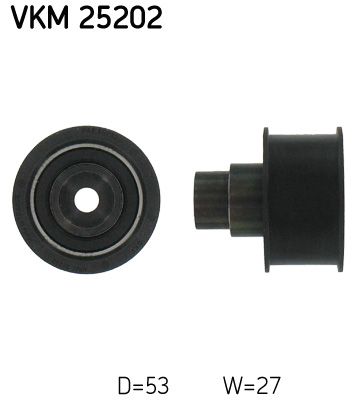 Deflection Pulley/Guide Pulley, timing belt SKF VKM 25202