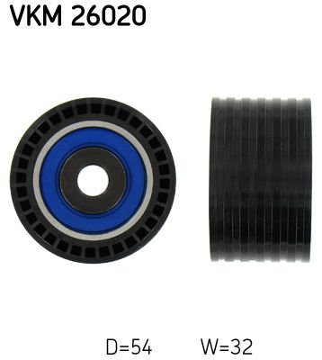 SKF VKM 26020 Deflection Pulley/Guide Pulley, timing belt