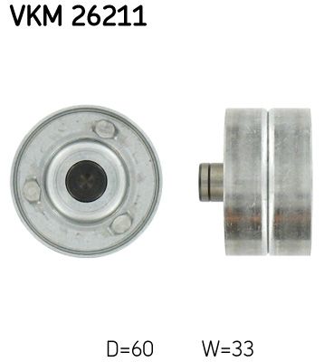 Deflection Pulley/Guide Pulley, timing belt SKF VKM 26211