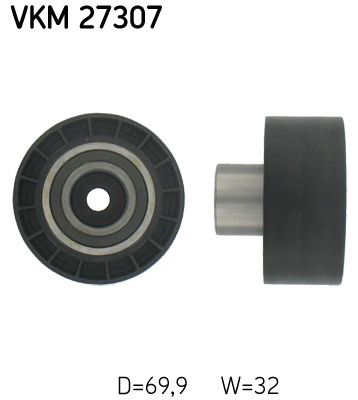 Deflection Pulley/Guide Pulley, timing belt SKF VKM 27307