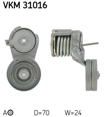 SKF VKM 31016 Belt Tensioner, V-ribbed belt