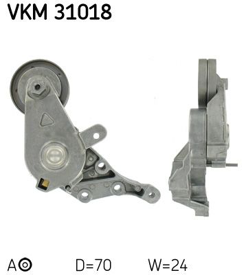 SKF VKM 31018 Belt Tensioner, V-ribbed belt