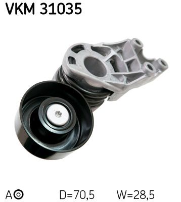 SKF VKM 31035 Belt Tensioner, V-ribbed belt