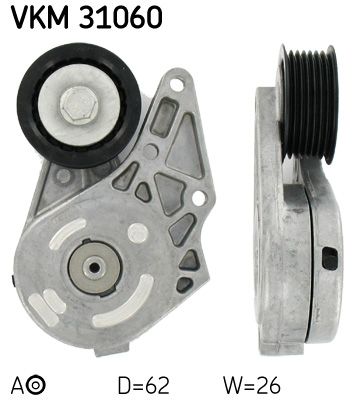 Belt Tensioner, V-ribbed belt SKF VKM 31060