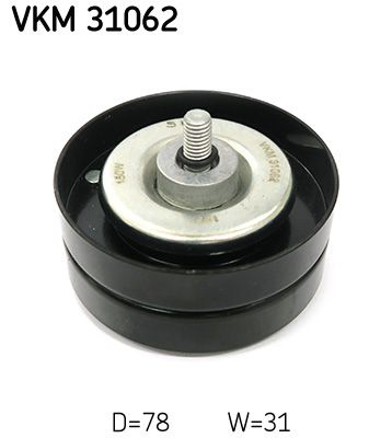 Deflection/Guide Pulley, V-ribbed belt SKF VKM 31062